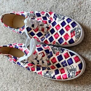 Colorful Harley Quinn Sneakers